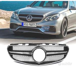 GRIGLIA MERCEDES CLASSE E W212 13-16 LOOK AMG NERO