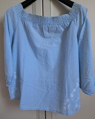 Blusa donna con maniche 3/4 Woorlich