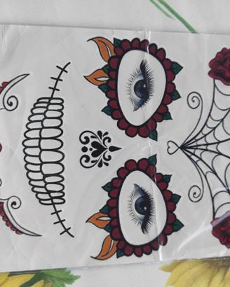 Trucco makeup halloween teschio gotico cosplay