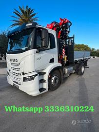 IVECO S-WAY 340 IMMATRICOLATO 2026 CON GRU FASSI 2