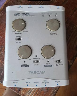 scheda audio esterna Tascam US-122L