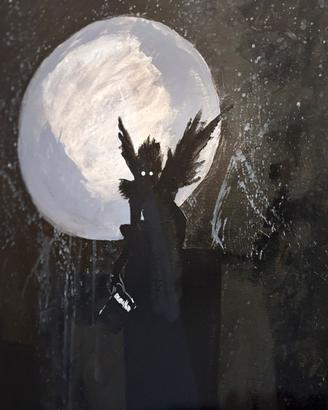 Quadro Death Note di Ryuk🍎🐦⬛
