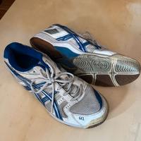 Asics bianche blu pallavolo 43 e mezzo