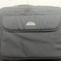 Borsa Porta PC Vivanco con Tracolla - Grigia scuro