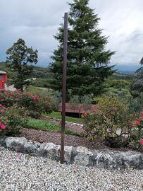 palo zincato verniciato per vigneto