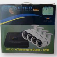 Aster kit videosorveglianza con DVR HD + 4 TELEC.