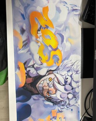 Tappetino mouse e tastiera xxl OnePiece Luffy