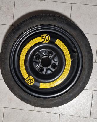 Cerchio + Ruota di scorta Michelin 14"