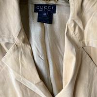 Trench giallo sanape Gucci