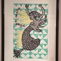 Remo Brindisi, La Sirena, Litografia (PdA) 1980 ca
