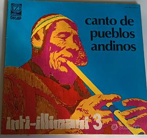 33 giri inti-illimani 3 canto de pueblos andino