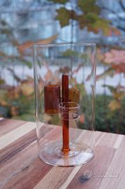 Ichendorf Milano Vaso 3 Candele, Ambra, Collezione
