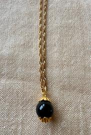 Collana  su coccu kokku onice amuleto portafortuna