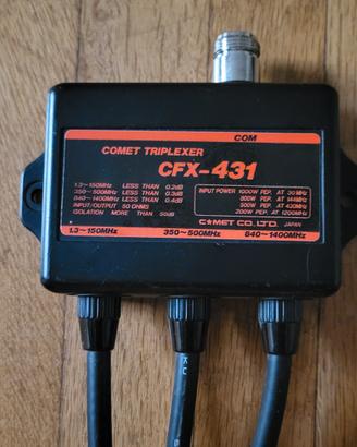 Triplexer COMET CFX 431