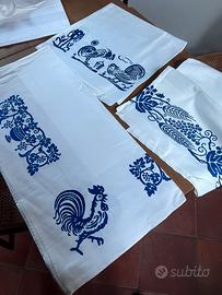 Tovaglie, coprimacchia, tovaglioli