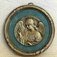 Antica placca in argento 800