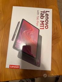 Tablet lenovo m11 nuovo con custodia originale