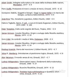 LIBRI DI FILOSOFIA, POLITICA, STORIA, ECONOMIA pt6