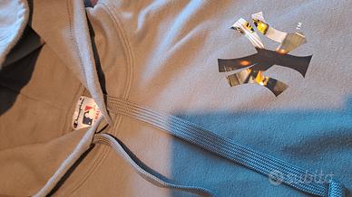 Felpa Champion grigia cotone taglia XS cappuccio