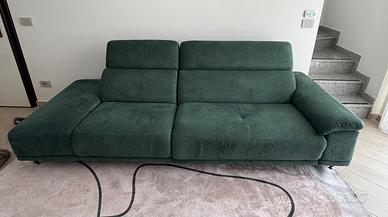 Divano Kermes Made in Italy con relax elettrico