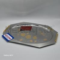 VASSOIO ELEGANT ACCIAIO/ORO NUOVO