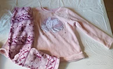 Pigiama in peluche con unicorno, Blukids, 7-8 anni