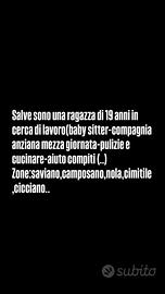 Baby sitter-aiuto domestico-aiuto compiti(.)