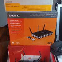 ROUTER MODEM adsl 2+ wi-fi netgear alice tim