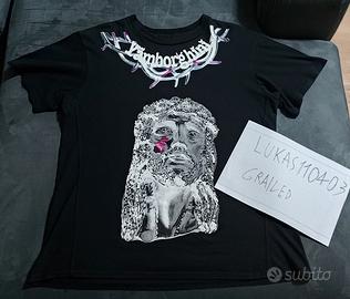 Maglietta Vlone "Yamborghini Jesus" nera