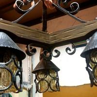 Lampadario rustico