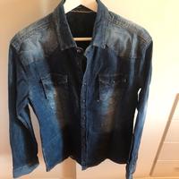 Camicia di jeans taglia L