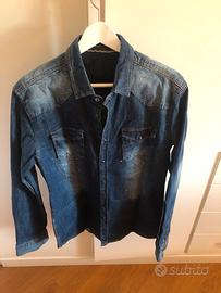 Camicia di jeans taglia L
