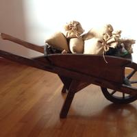 CARRIOLA ARTIGIANALE IN LEGNO