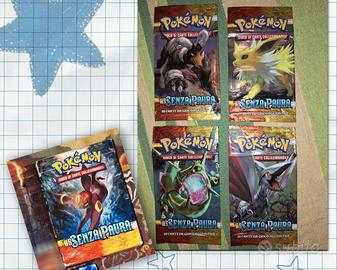 pokemon bustine VUOTE + portamazzo hs senza paura