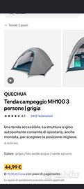 tenda decathlon mh100 x3