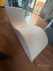 Divanetto/Pouf trasformabile in chaise longue