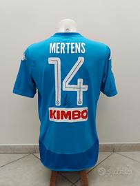 SSC Napoli maglia calcio Mertens 14 autografata 