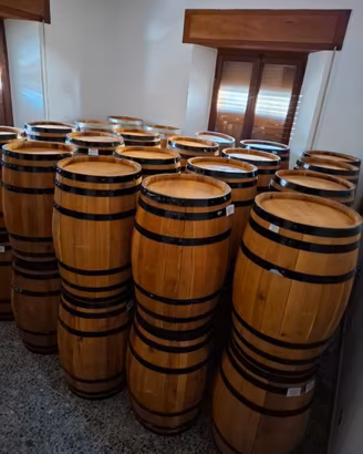 Botti in legno di rovere decorative – con sportell