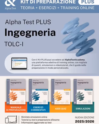 Kit Alpha Test Ingegneria / TOLC-I 2026 - NUOVO