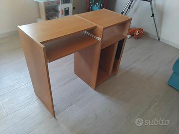 Scrivania porta PC e stampante 