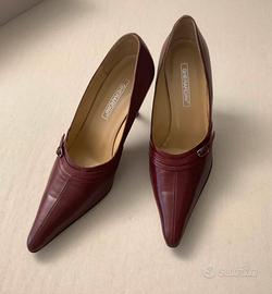 Scarpa-decolletè-rosse/bordeaux-Gherardini