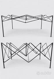 Struttura gazebo 3x3 in metallo