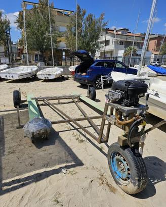 Carrello da cantiere INOX motorizzato