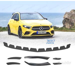 SPOILER LIP ANTERIORE + SPLITTER PER MERCEDES CLAS