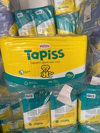 100 tappetini assorbenti 60x90 per cani con adesiv