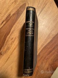 Libro antico "Grammatica della lingua tedesca"