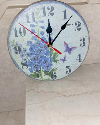 Orologio da parete decorato 