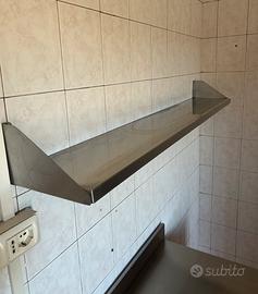 Mensola acciaio inox professionale