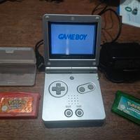 Game Boy Advance + Pokemon Rosso Fuoco e Smeraldo