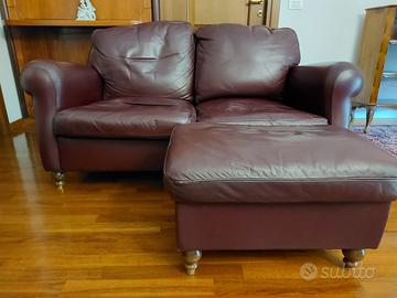 divano Frau 2 posti con pouf